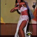 White Costumed Belly Dancer