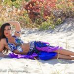 NJ Belly Dancer Sasha on the Beach